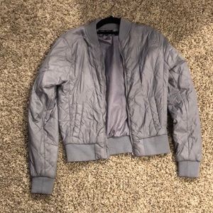 Puffy bomber jacket